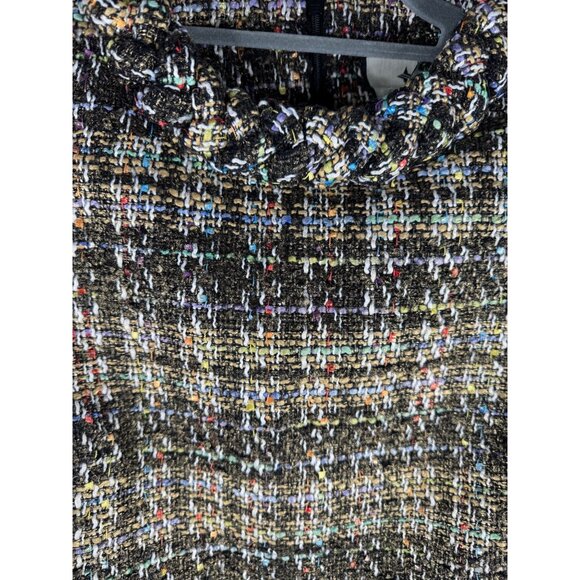 NWT Tuckernuck Multicolor Shimmer Tweed Jackie O Dress Size XXS Multi Metallic - Picture 6 of 7
